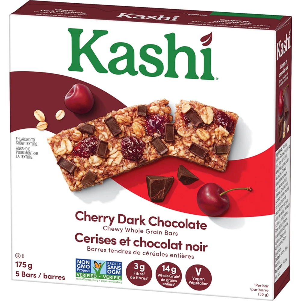 Chewy Whole Grain Bars Cherry Dark Chocolate
