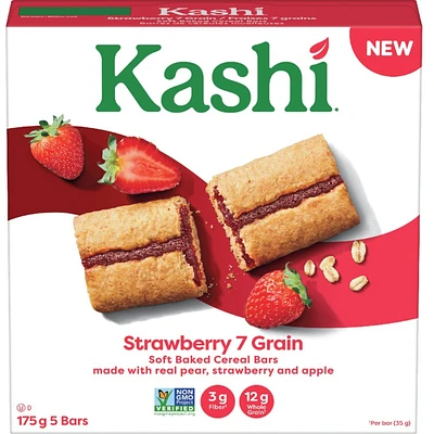 Soft Baked Cereal Bars Strawberry 7 Grain 5 Bars