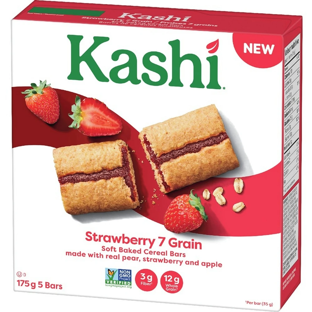 Soft Baked Cereal Bars Strawberry 7 Grain 5 Bars
