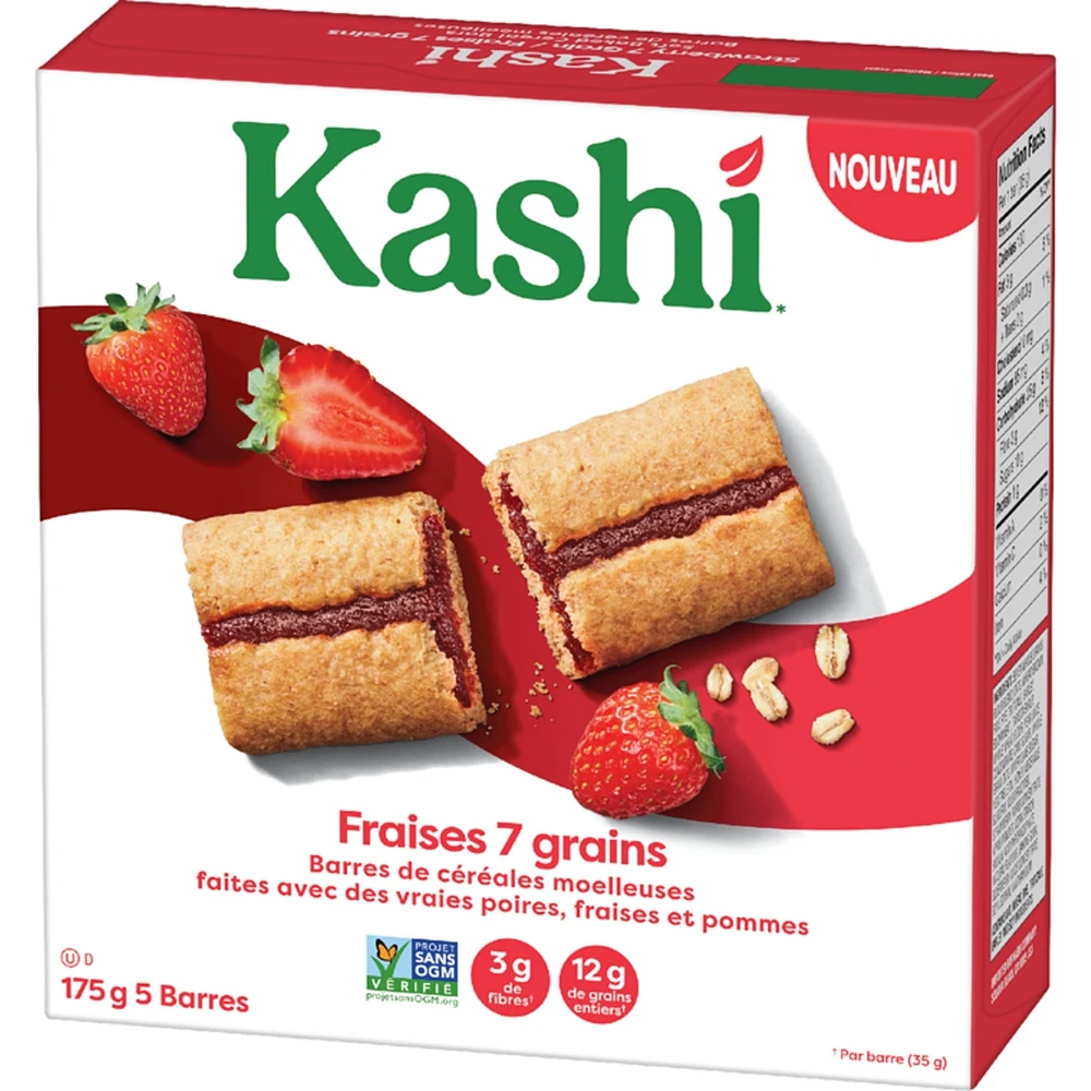 Soft Baked Cereal Bars Strawberry 7 Grain 5 Bars