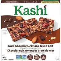 Chewy Chia Whole Grain Bars Dark Chocolate, Almond & Sea Salt