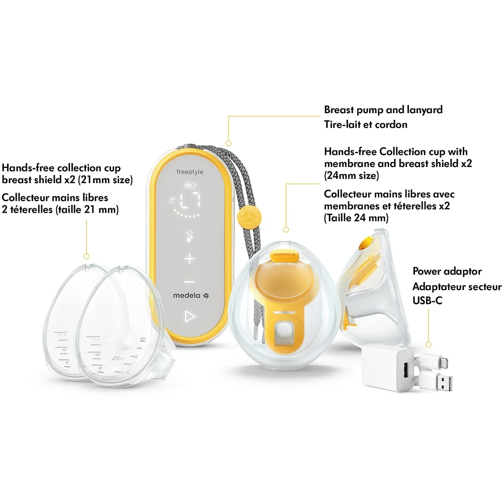 Freestyle Hands-Free Breast Pump | Wearable, Portable and Discreet Double Electric Breast Pump with App Connectivity