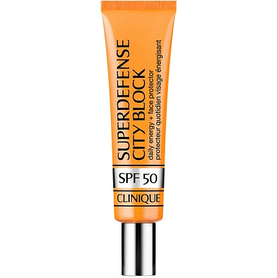 Superdefense City Block Broad Spectrum SPF 50 Daily Energy + Face Protector