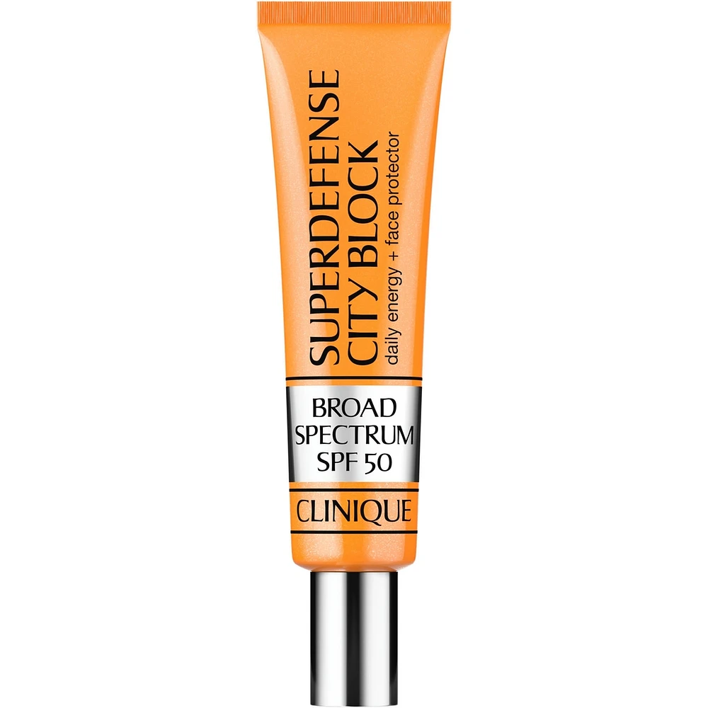 Superdefense City Block Broad Spectrum SPF 50 Daily Energy + Face Protector