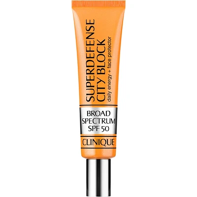 Superdefense City Block Broad Spectrum SPF 50 Daily Energy + Face Protector