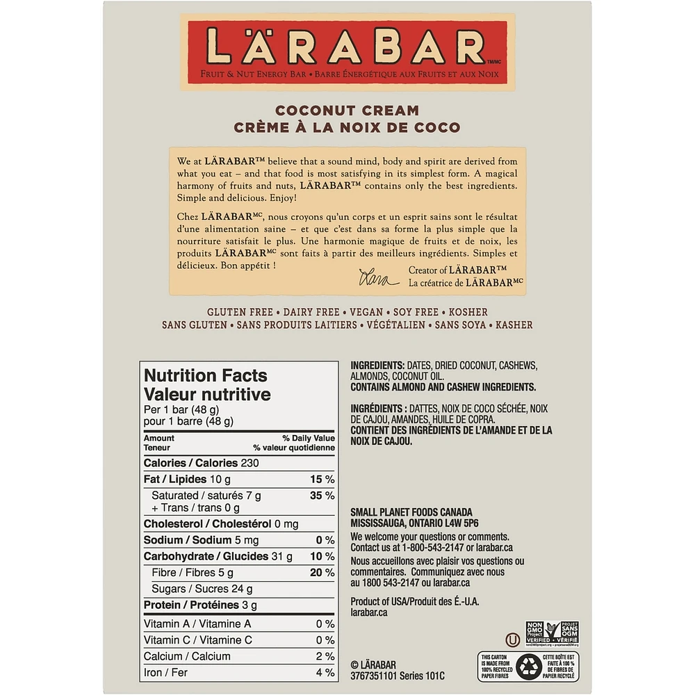 Lärabar™Coconut Cream