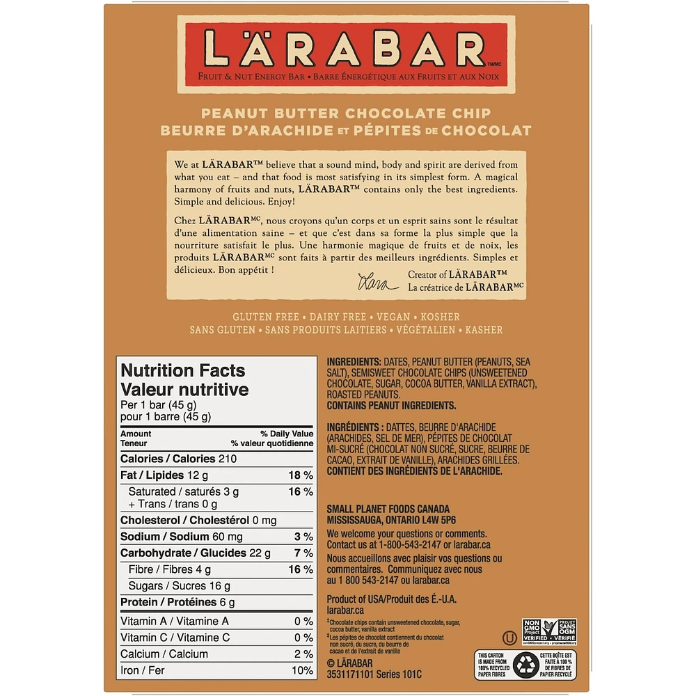 Lärabar™ Peanut Butter Chocolate Chip