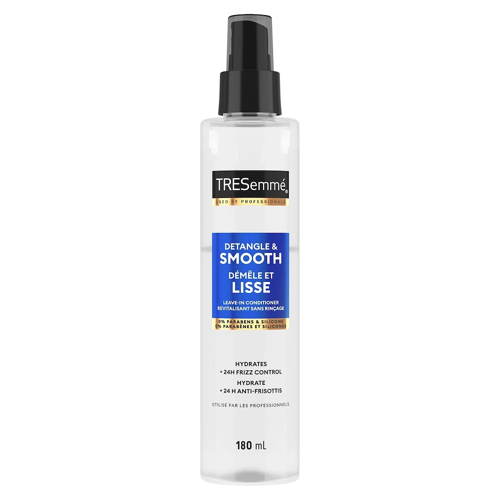 TRESemmé Pro Pure Leave-in Conditioner Spray for dry, dull hair Detangle & Smooth paraben free & dye free hair detangler 180 ml