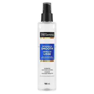 TRESemmé Pro Pure Leave-in Conditioner Spray for dry, dull hair Detangle & Smooth paraben free & dye free hair detangler 180 ml