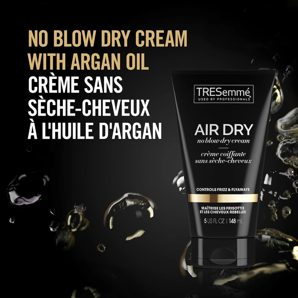 TRESemmé Air Dry Smoothing Cream Controls Frizz & Flyaways No Blow Dry Hair Styling Lightweight Hair Cream 148 ml
