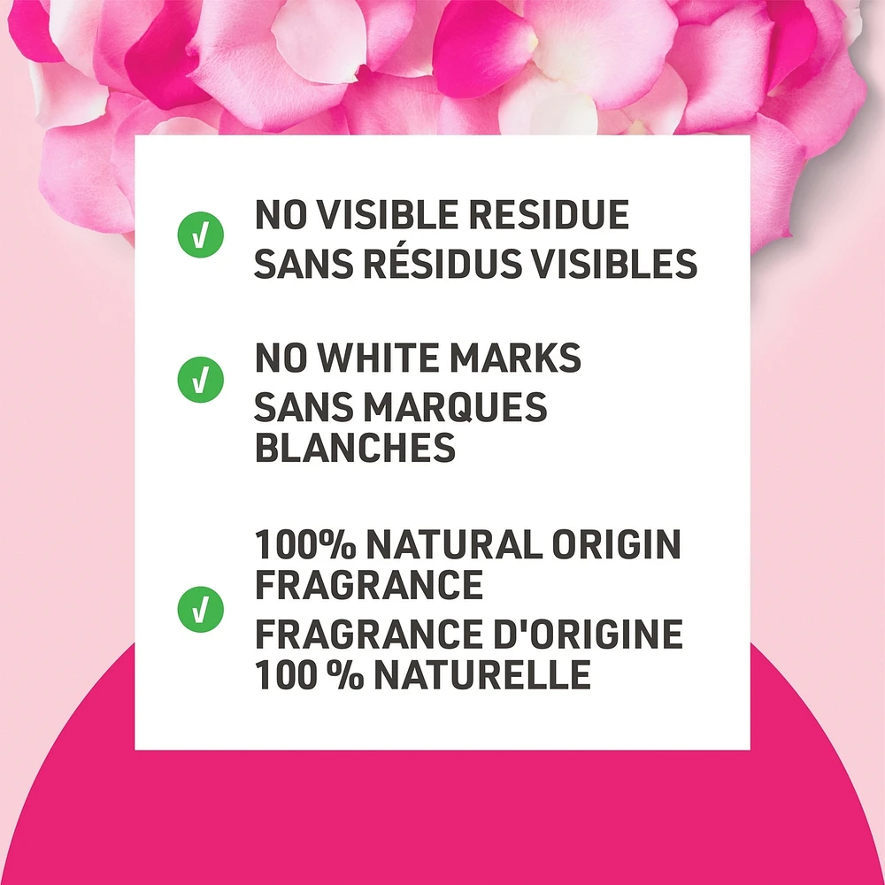 Schmidt's  Natural Deodorant Spray for women and men, Rose & Vanilla with 48H odour protection, no aluminum, no white marks, cruelty-free, vegan deodorant 91 g