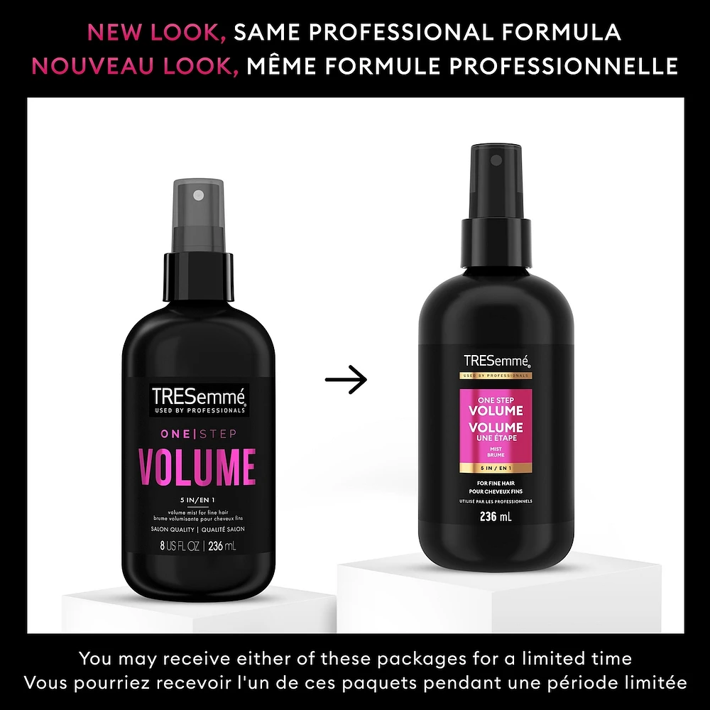 TRESemmé One Step 5-in-1 Hair Volumizer for fine hair Volume hair styling mist to enhance volume 236 ml