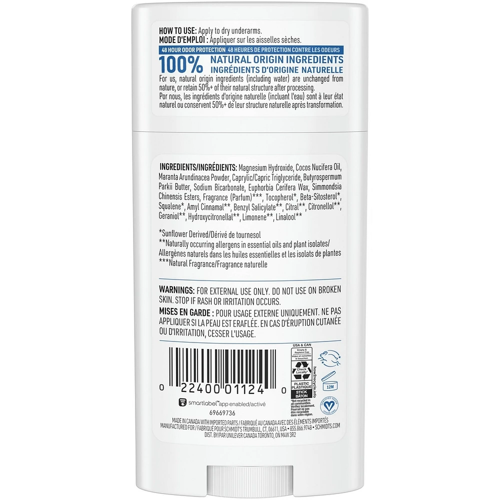 Fresh Rain & Birch 48h Deodorant with 100% Natural Origin Ingredients