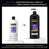 Revitalisant pour cheveux blonds ou argentés TRESemmé Purple Blonde Neutraliseur Ultraviolet avec Technologie Pro Style™ 828 ml