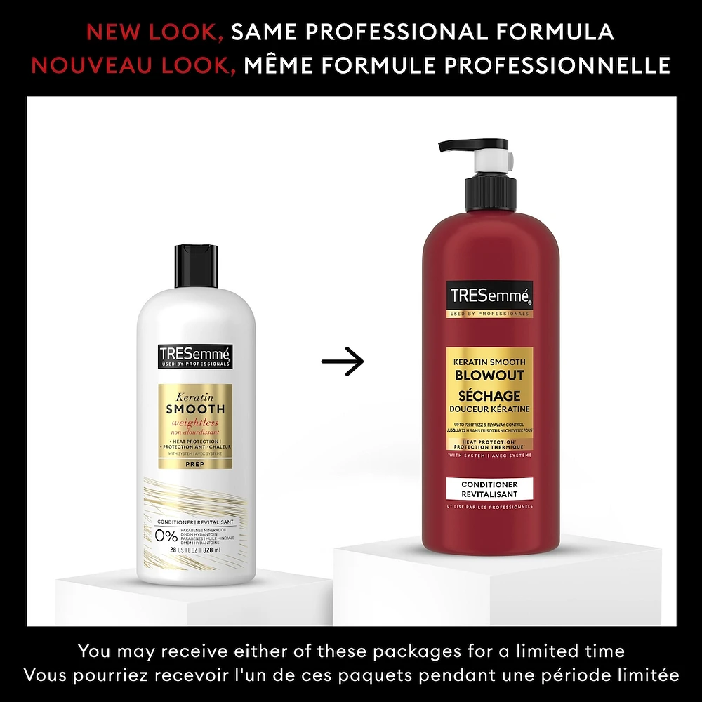 Keratin Smooth Conditioner for frizzy hair Lamellar Discipline formulated with Pro Style Technology™