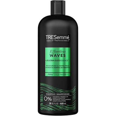 Effortless Waves Shampoo for frizz-free and moisturized hair + Jojoba Oleo Essence formulated with Pro Style Technology™
