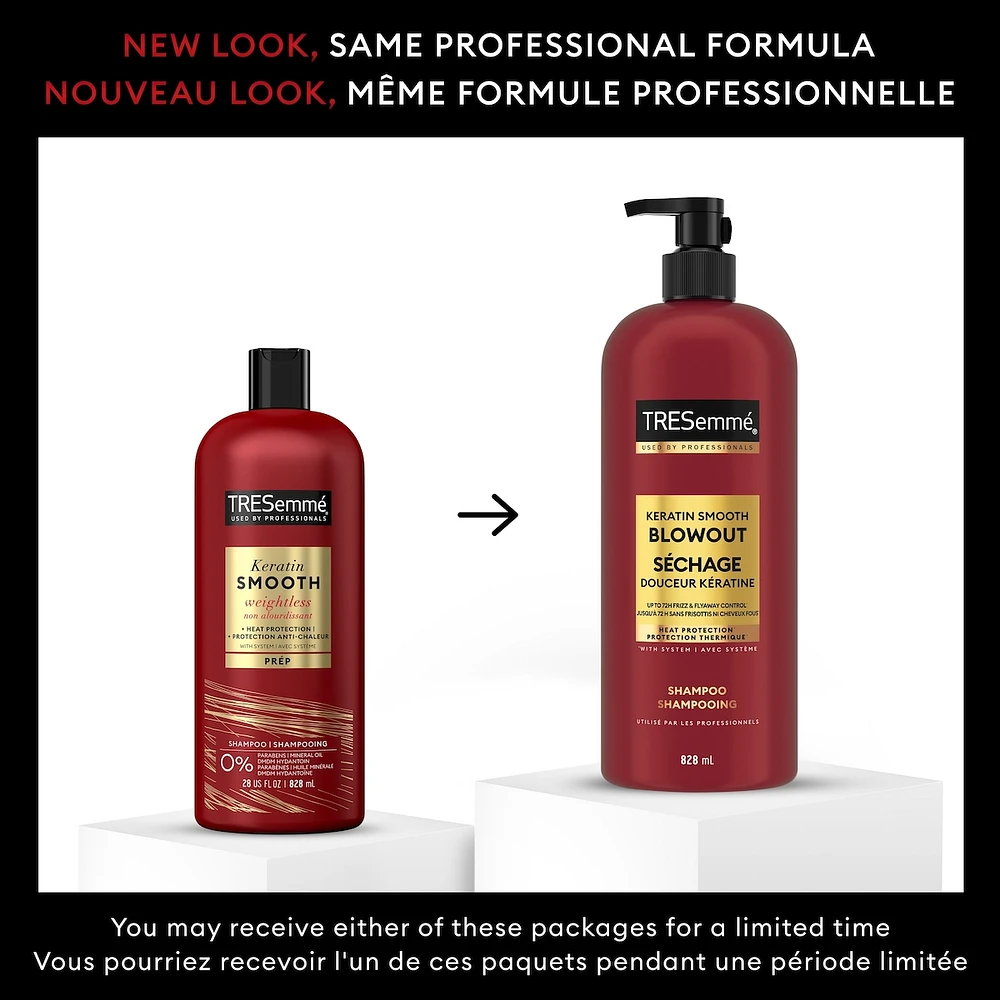 Keratin Smooth Shampoo for frizzy hair Lamellar Discipline formulated with Pro Style Technology™