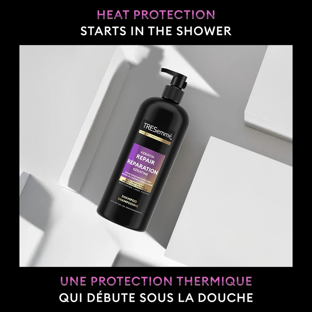 Keratin Repair Shampoo for damaged hair Bond Plex formulated with Pro Style Technology™