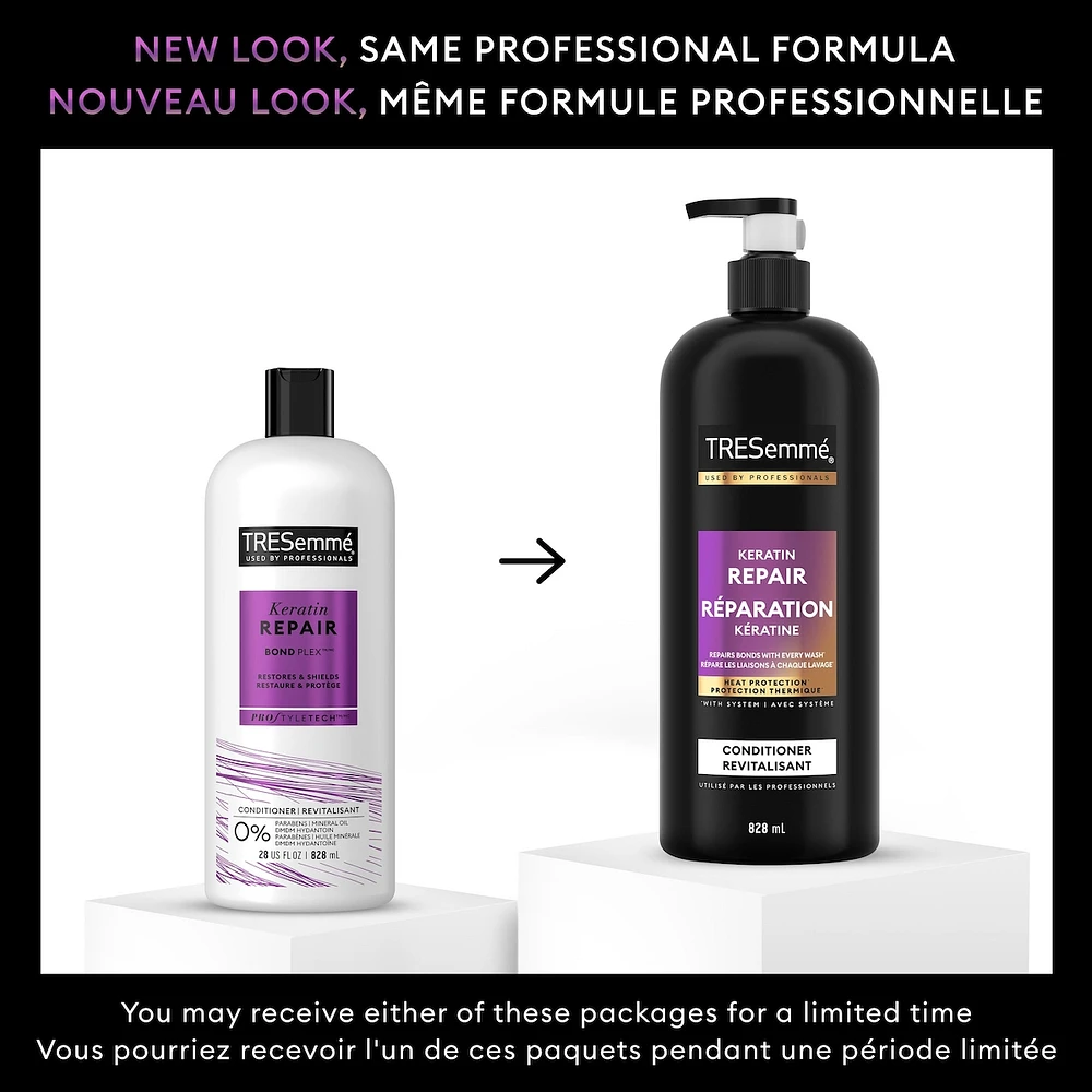Keratin Repair Conditioner for damaged hair Bond Plex formulated with Pro Style Technology™
