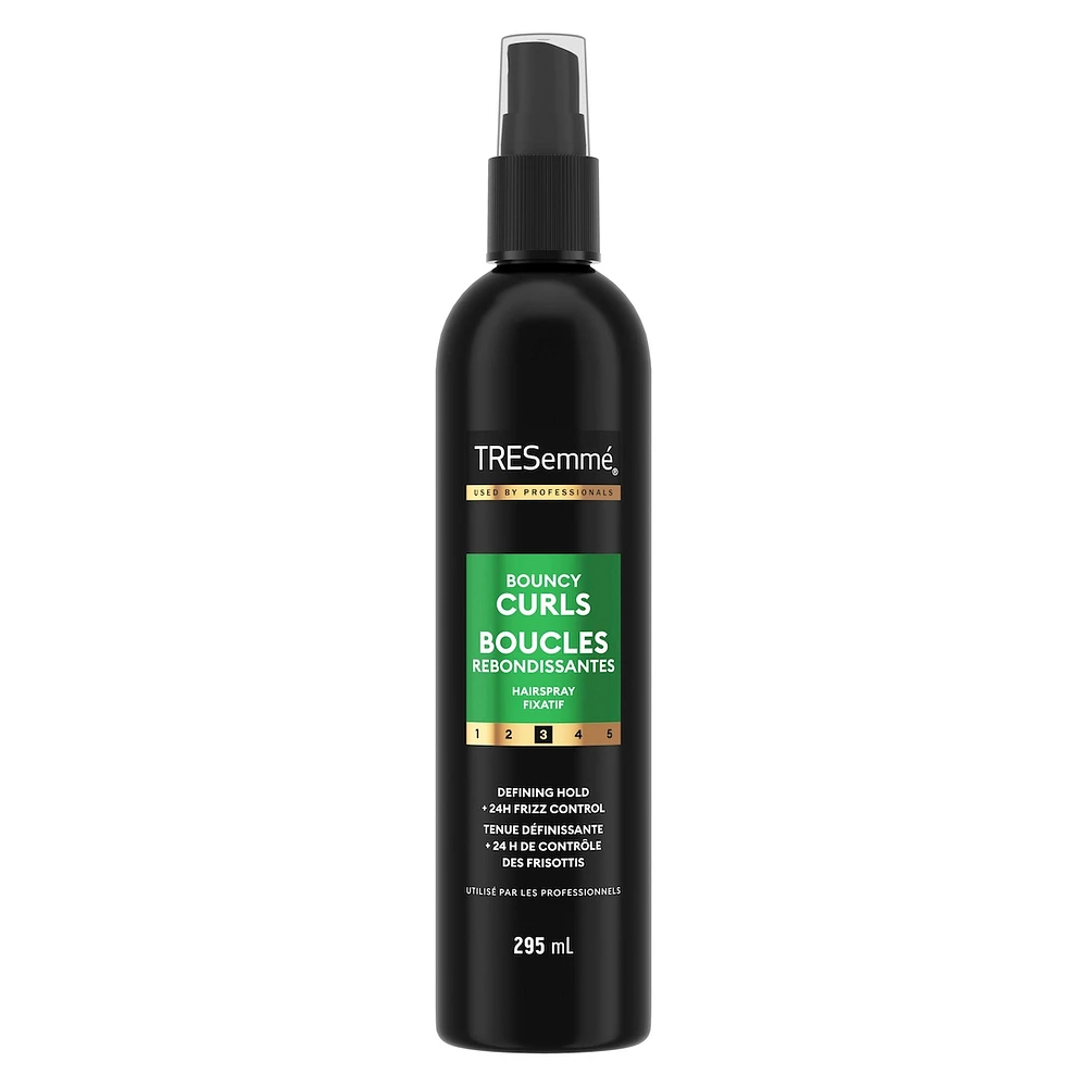 TRESemmé Hairspray Non Aero Bouncy Curls for 24H Touchable Hold and Frizz Control