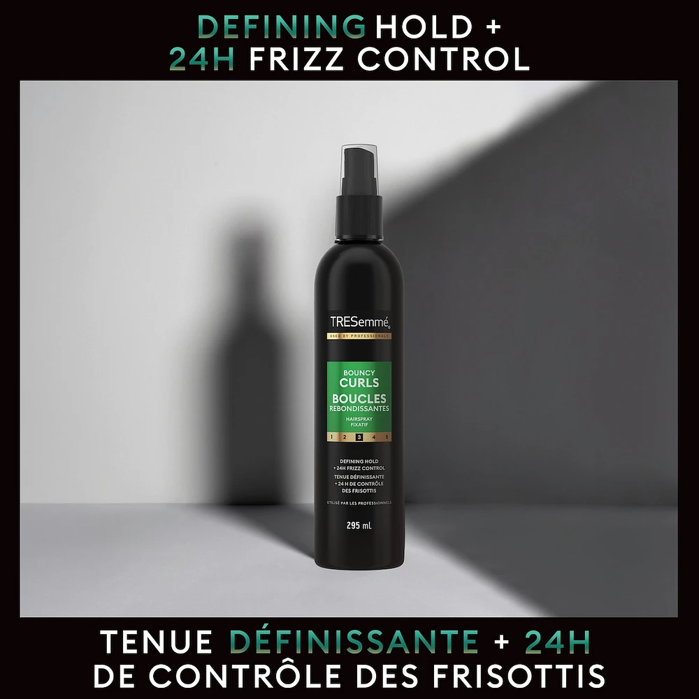 TRESemmé  Hairspray Non Aero Bouncy Curls for 24H Touchable Hold and Frizz Control
