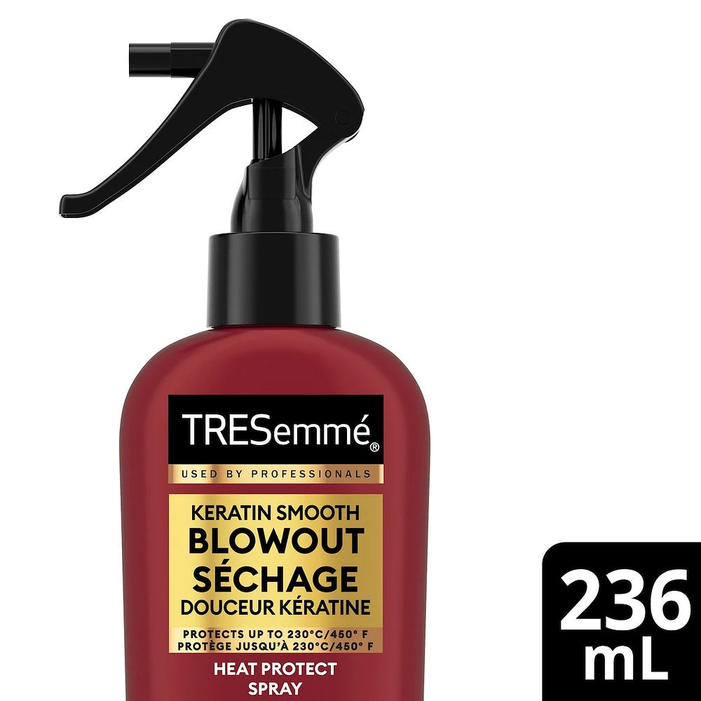 Heat Protection Spray for silky, smooth hair Keratin Smooth heat protect spray with Keratin and Marula Oil