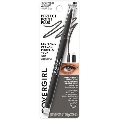 Perfect Point Plus Eyeliner, micro-fine point, precise line, built-in smudger tip for a softer, smokier look