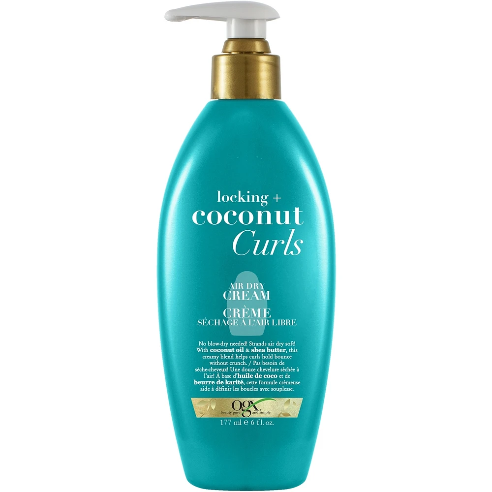 Locking + Coconut Curls Air Dry Cream