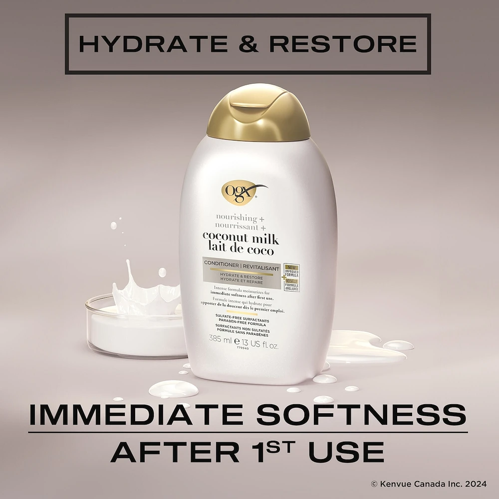 Nourishing + Coconut Milk Moisturizing Conditioner