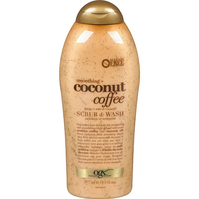 Smoothing + Coconut Coffee Exfoliating Body Scrub & Wash
