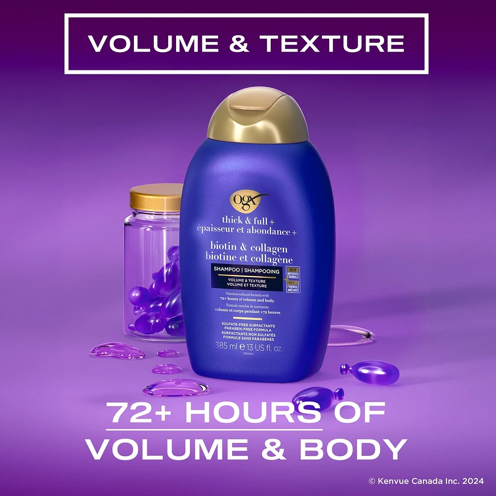 Thick & Full + Biotin & Collagen Volumizing Shampoo