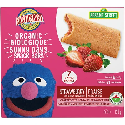 Organic Strawberry Sunny Days Snack Bars