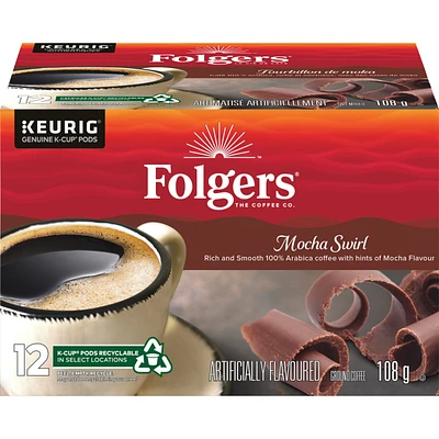Mocha Swirl K-Cup Coffee Pods 12 Count