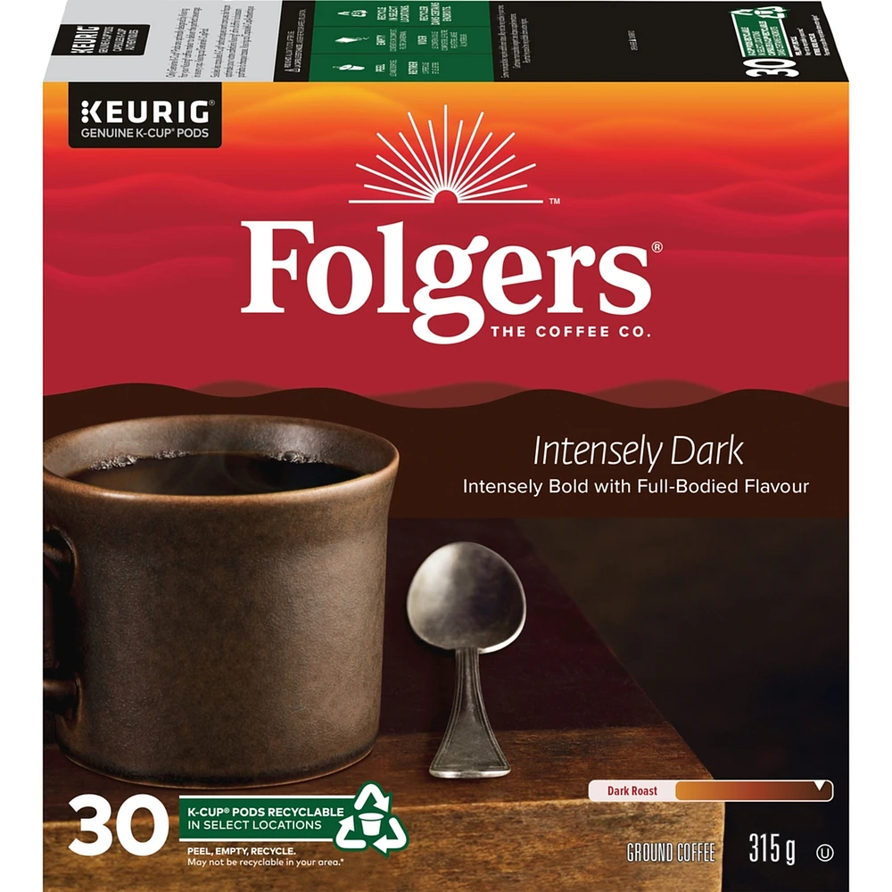 Coffee, Intensely Dark K-Cup Pods 30 Count