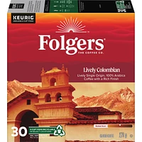 Lively Colombian K-Cup Coffee Pods Count