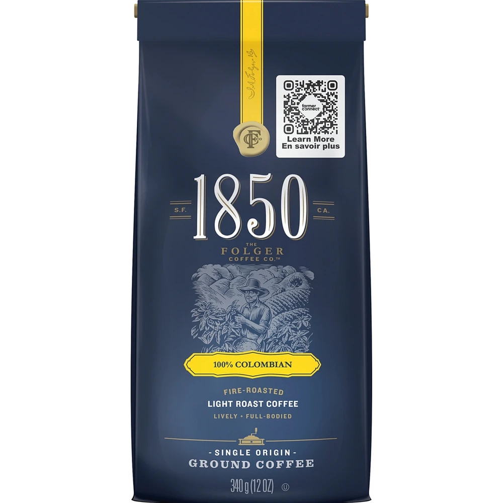 Ground Coffee 100% Colombian Light Roasted