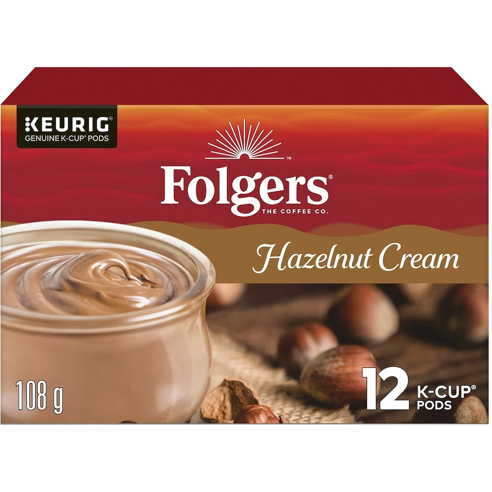 Hazelnut Cream K-Cup Coffee Pods 12 Count