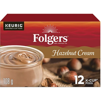 Hazelnut Cream K-Cup Coffee Pods 12 Count
