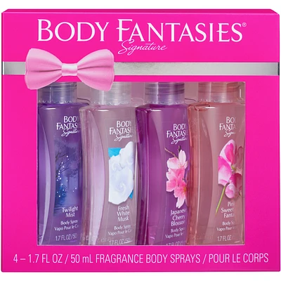 Fragrance Body Sprays 4pc set
