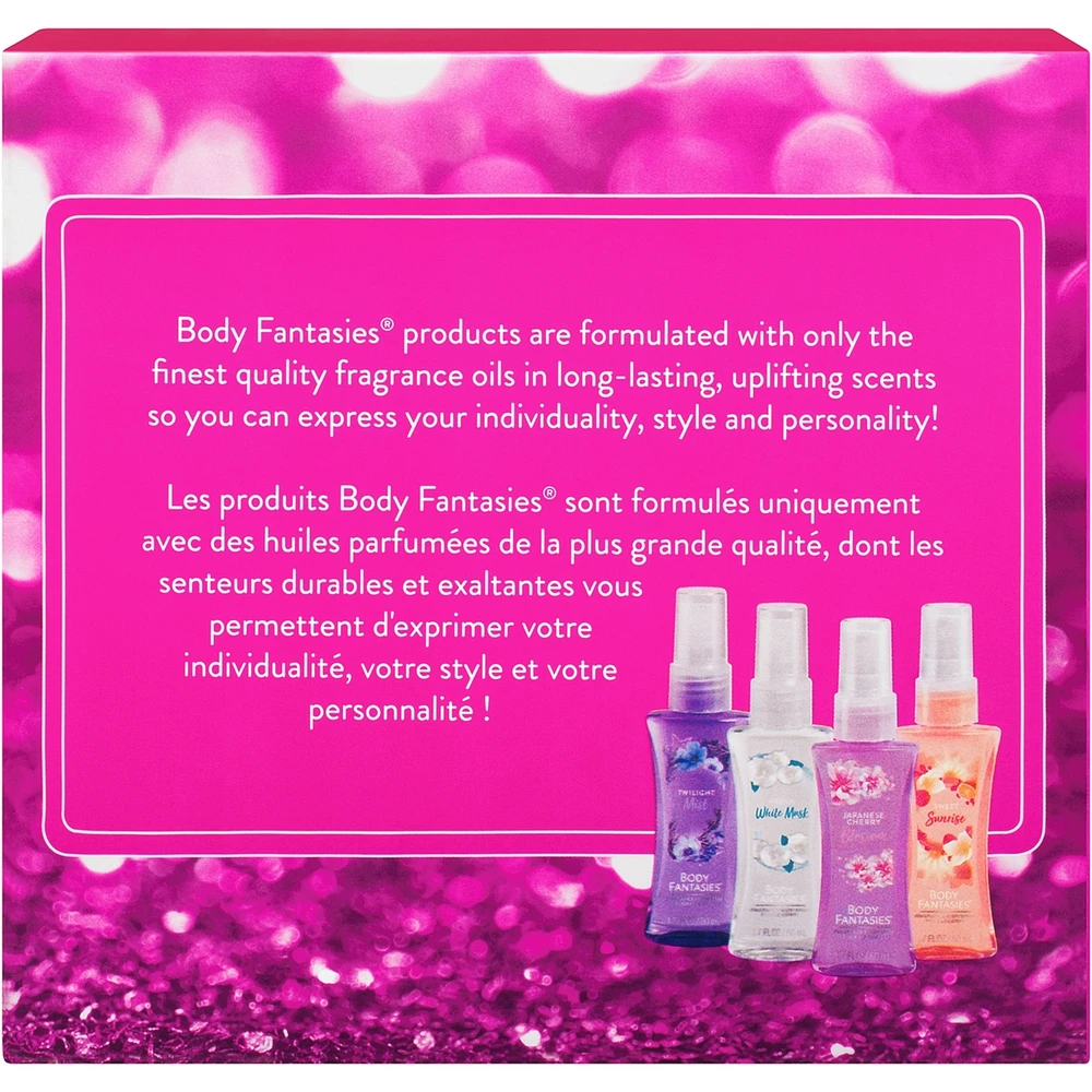 Fragrance Body Sprays 4pc set