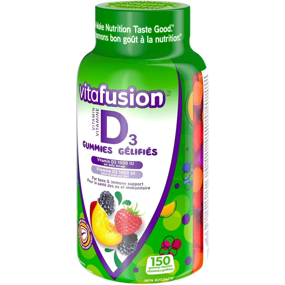 Vitamin D3 Gummy Vitamins