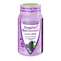 Suppléments gélifiés Sleepwell avec mélatonine