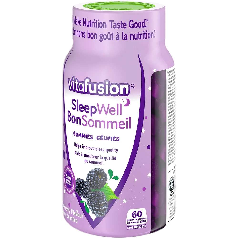 Sleepwell Gummy Supplements with Melatonin