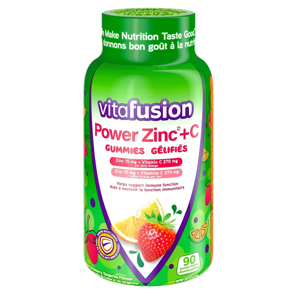 Power Zinc + C Gummy Vitamins