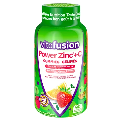 Power Zinc + C Gummy Vitamins