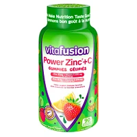 Power Zinc + C Gummy Vitamins