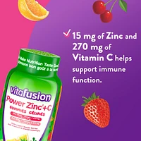Power Zinc + C Gummy Vitamins