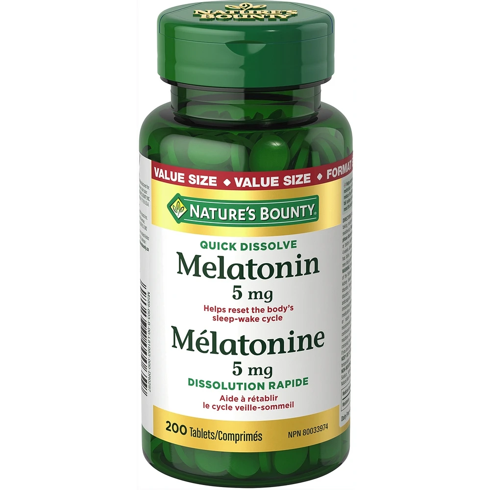 Extra Strength Sublingual Melatonin 5 mg