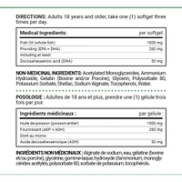 Omega-3 Fish Oil, 1000 mg, Softgels