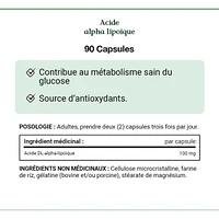 Alpha Lipoic Acid, 100 mg, For Glucose Metabolism